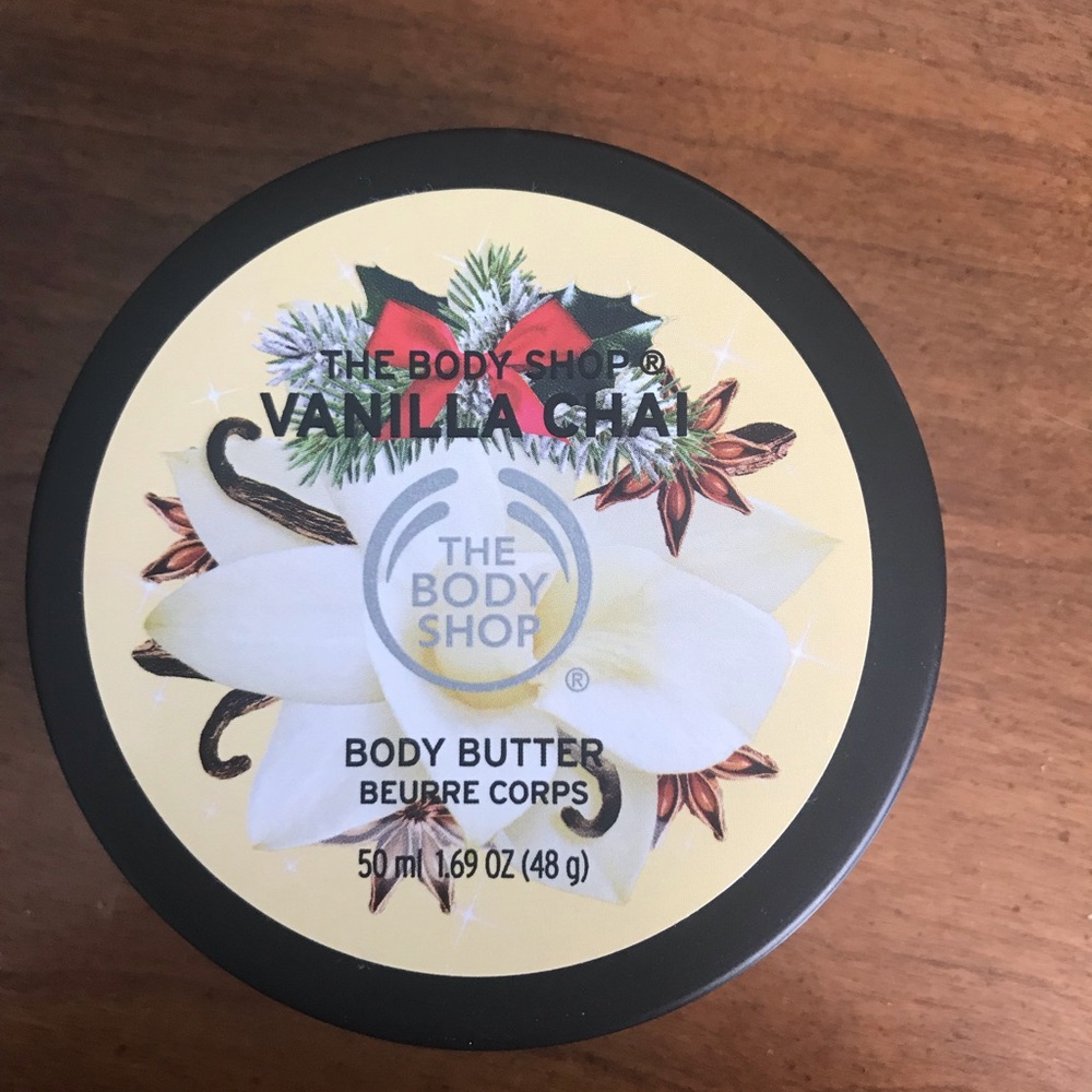 The body shop vanilla chai body butter